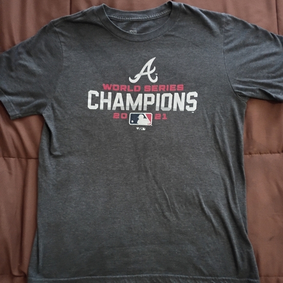 Genuine Merchandise Tops - 2021 Atlanta Braves World Series Champions. Official Stadium Gear. Woman's XL